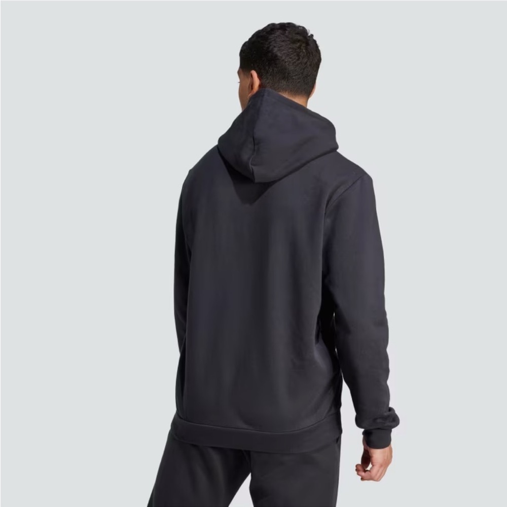 NWT Adidas Feel Cozy Pullover Fleece Hoddie in Black Size M - Picture 12 of 15